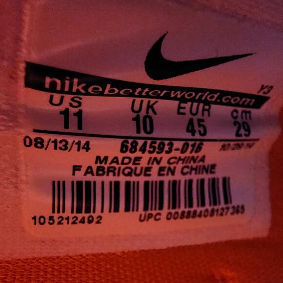 Nike LeBron 12 COURT VISION 684593-016 Size 11 WORN - Picture 8 of 8